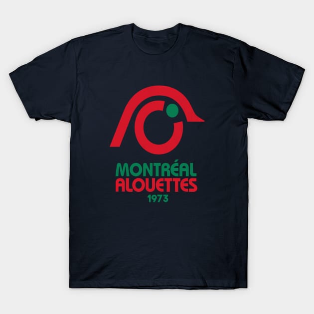 Retro Montreal Alouettes T-Shirt by LocalZonly